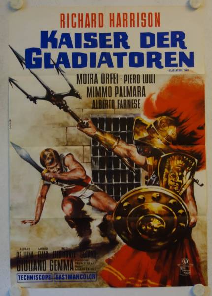 Kaiser der Gladiatoren originales deutsches Filmplakat